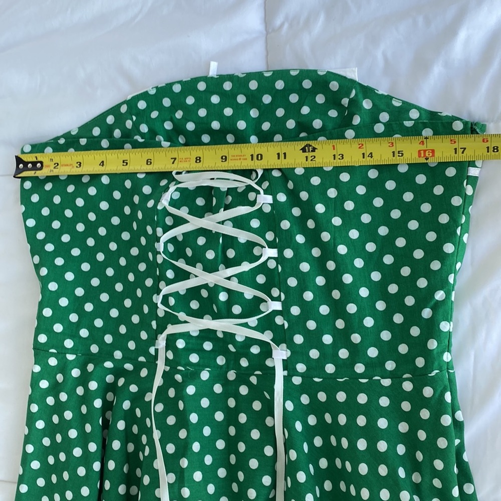 Retro Polka Dot Cotton Dress – A Nostalgic Delight - Picture 13 of 13